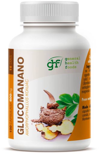 Glucomannan 100 Capsules 600 mg