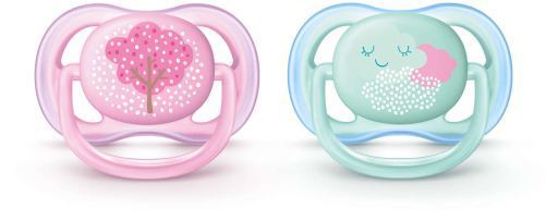 Ultra Air Pacifiers 0 to 6 months 2 pcs