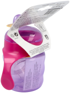 Infantile Glass with Pink Soft Mouthpiece 200 ml