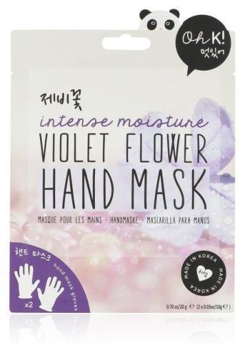 Violet Flower Hand Mask