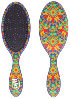 Orange Mosaic Oval Brush