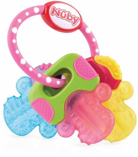 Nuby P&ucirc;rICE &trade; + 3m Key Shaped Teether