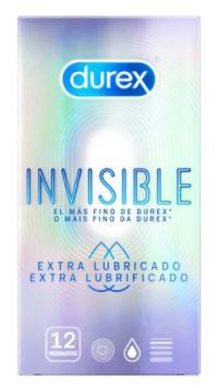 Extra Lubricated Invisible Condom 12 units
