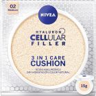 Hyaluronic Acid Powder 3 in 1 care Cushion # 02 Medium 15 gr