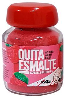 Acetone sponge polish remover Aroma Strawberry 75 ml