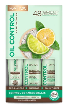 Oil Control Oily Hair Kit 3 Pieces