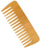 Beech wood comb for curly hair