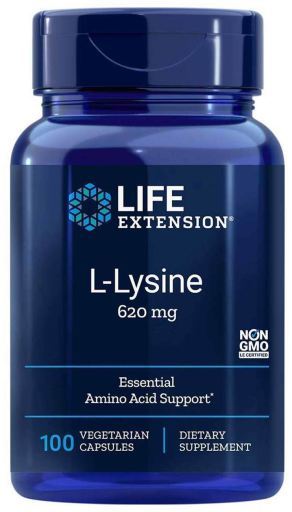 L-Lysine 620 mg 100 Vegetable Capsules