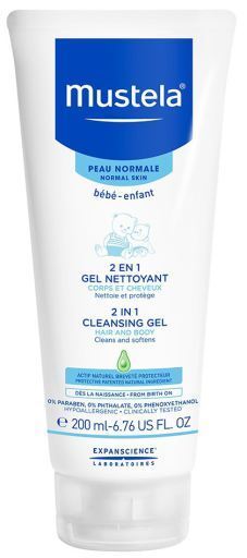 Baby 2 In 1 Cleansing Gel Normal Skin 200 ml