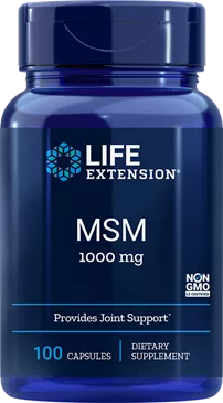 Life Extension MSM 1000 mg 100 Capsules