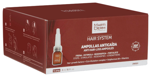 Martiderm Hair System Anti-Hair Loss Ampoules 14 Units