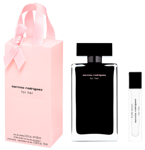 For Her Eau toilette 100ml + Pure musc 10ml