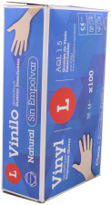 Gentle Touch Vinyl Gloves Powder-Free L 100 units