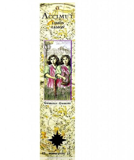 Incense Stick Accimut Gemini Lemon 15 units