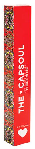 The Capsoul Red Tea Pu Erh 10 nespresso compatible capsules