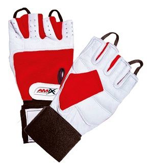 Amix Red-White Wrist Gloves