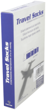 Black Travel Sock Medium Size