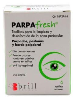 Brill Pharma Hylo Parpafresh Eye Wipes 6 units