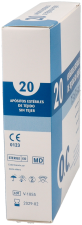 Non-woven dressings 7.5x7.5 cm 20 units