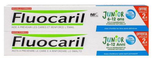 Junior Gel Bubble Gum Toothpaste 2x75 ml