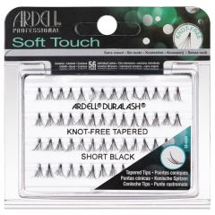 Individual Knot-Free Tapered Short False Eyelashes Black