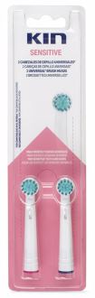 Sensitive Universal Electric Brush Head Replacement 2 Units