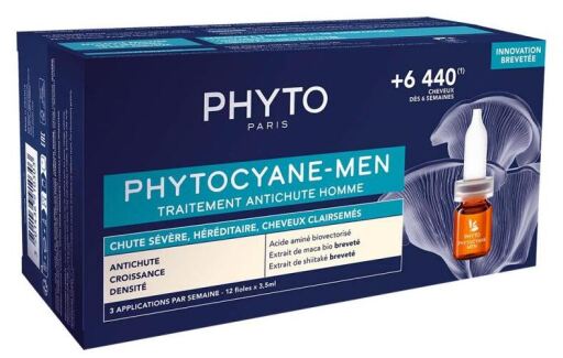 Phyto Phytocyane Anti-Hair Loss Treatment for Men 12 x 3.5 ml