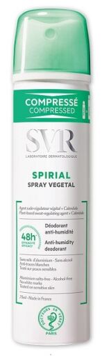 Spirial Vegetable Spray Anti-humidity Deodorant 48H 75 ml