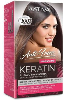 Kativa Kit Anti Frizz Xtreme Care Straightening without Iron 3 Pieces