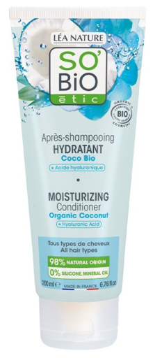 SO'BiO &eacute;tic Coconut & Hyaluronic Acid Moisturizing Conditioner 200 ml