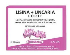 Lysine + Uncaria Forte 60 Capsules