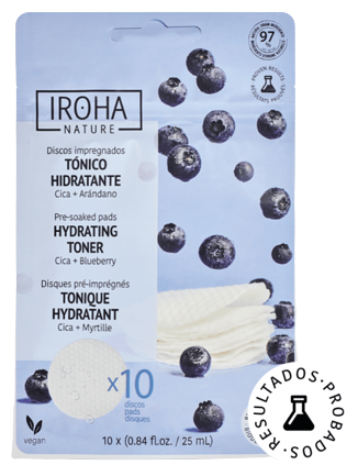 Iroha Nature Facial Discs with Moisturizing and Soothing Toner 25 ml