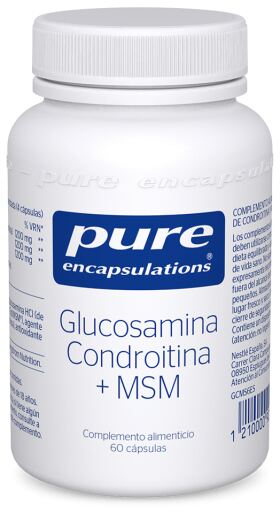 Pure Encapsulations Glucosamine Chondroitin 60 Capsules