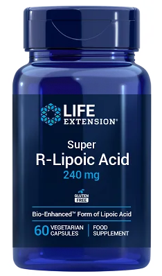 Super R-Lipoic Acid 240 mg 60 Vegetarian Capsules