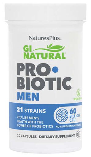 NaturesPlus GI Natural Probiotic Men 30 Capsules