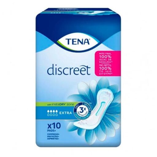 Discreet Extra Incontinence Pads 10 Units