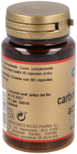 Charcoal 200 mg 60 Capsules
