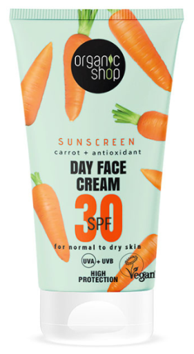 Sunscreen Facial Day Cream with Carrot SPF 30 50 ml
