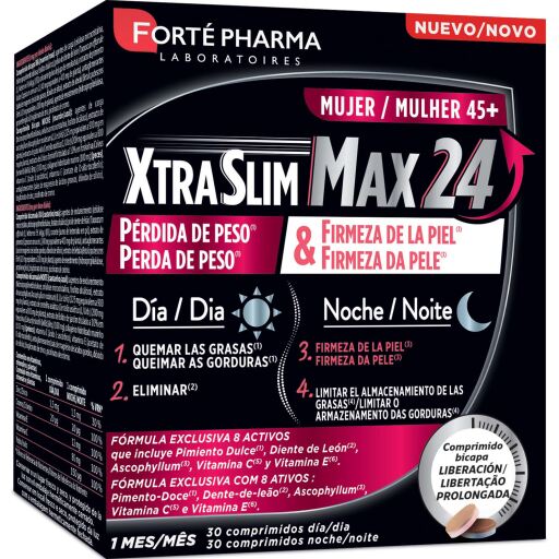 Xtraslim Max 24 45+ 60 Tablets