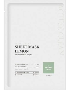 Village 11 Factory Active Clean Sheet Lemon Mask 23 gr