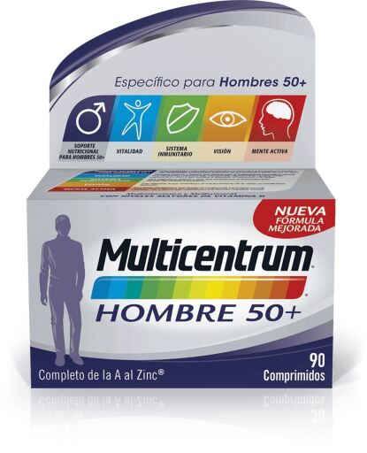 Multivitamin for Men +50 90 Tablets