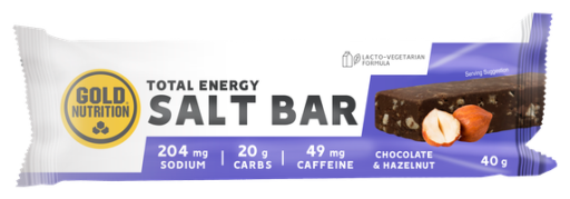 GoldNutrition Endurance Salt Bar Choco-Hazelnut 15 Units
