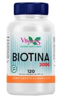 Biotin 2000 mcg 120 Vegetable Capsules