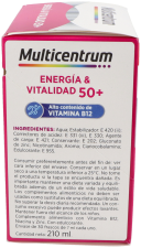 Energy &amp; Vitality 50+ 7 ml x 30 Raspberry Bottles