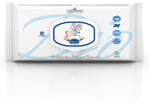 Helan Organic Cleansing Wipes 60 Units