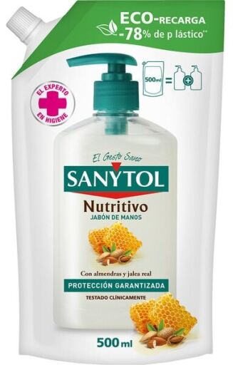 Sanytol Refill for Eco Nutritive Antibacterial Soap 500 ml
