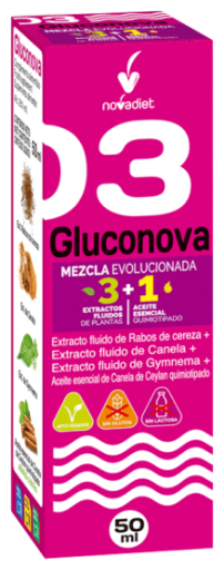 Novadiet Gluconova+Cinnamon Essential Oil Evolved Blend 50 ml