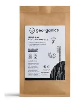 Georganics Mineral Activated Charcoal Toothpaste 720 Effervescent Tablets