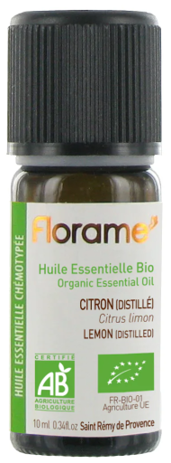Organic Distilled Lemon Essential Oil 10 ml