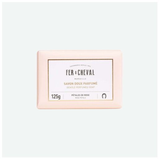 Fer A Cheval Rose Petals Scented Solid Soap 125 gr
